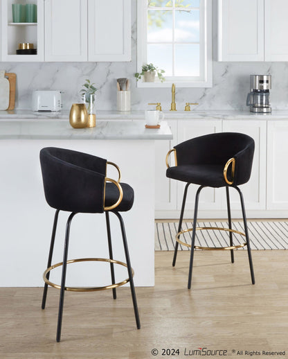 Majestic Office Furniture 26" Fixed-Height Counter Stool - Set of 2