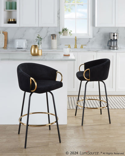 Majestic Office Furniture 26" Fixed-Height Counter Stool - Set of 2