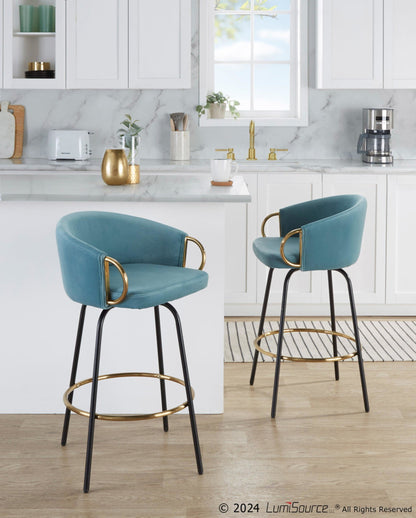 Majestic Office Furniture 26" Fixed-Height Counter Stool - Set of 2