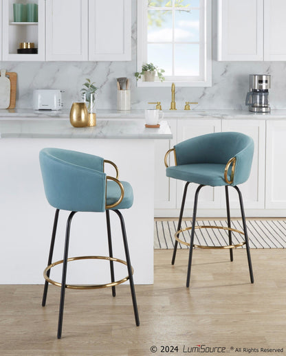Majestic Office Furniture 26" Fixed-Height Counter Stool - Set of 2