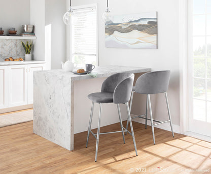 Majestic Office Furniture 26" Fixed-Height Counter Stool - Set of 2