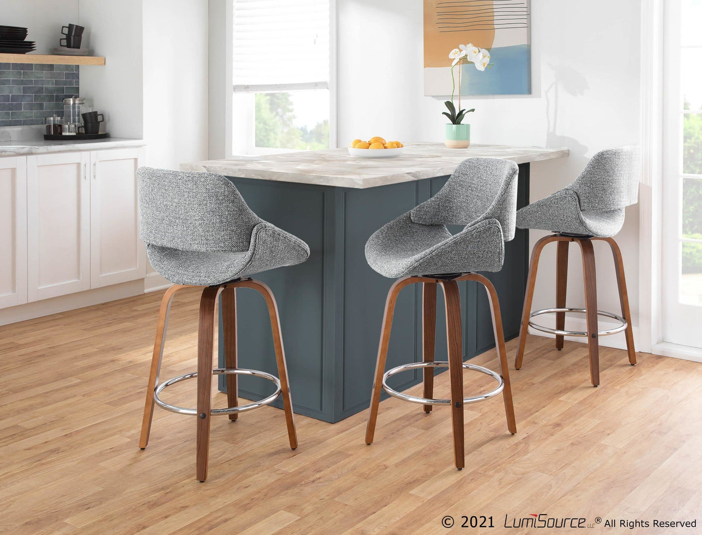 Majestic Office Furniture 26" Fixed-Height Counter Stool - Set of 2