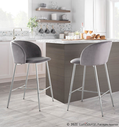 Majestic Office Furniture 26" Fixed-Height Counter Stool - Set of 2