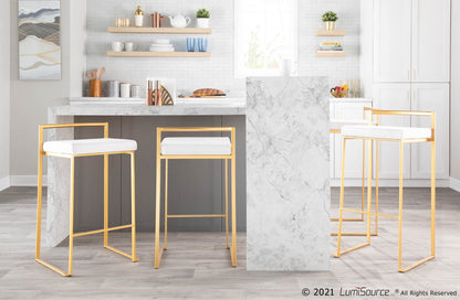 Majestic Office Furniture Stacker 26" Fixed-Height Counter Stool - Set Of 3