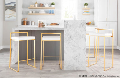 Majestic Office Furniture Stacker 26" Fixed-Height Counter Stool - Set Of 3