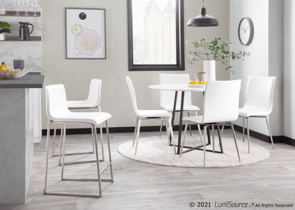 Majestic Office Furniture 26" Fixed-Height Counter Stool - Set of 2