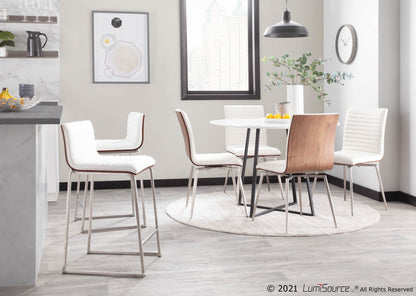 Majestic Office Furniture 26" Fixed-Height Counter Stool - Set of 2
