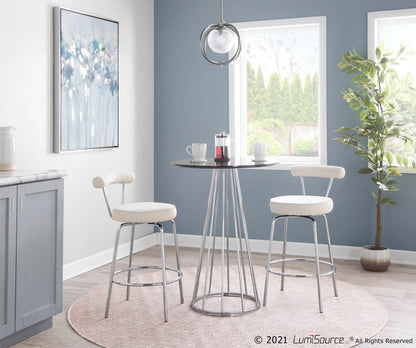 Majestic Office Furniture 26" Fixed-Height Counter Stool - Set of 2