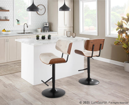 Majestic Office Furniture Adjustable Barstool - Set Of 3