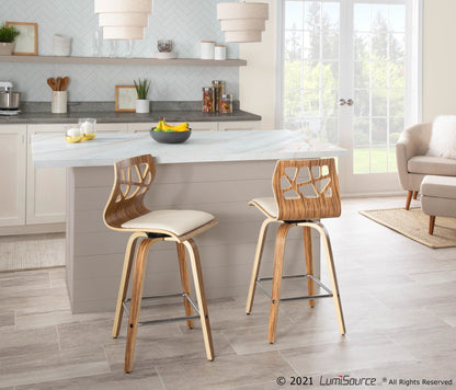 Majestic Office Furniture 26" Fixed-Height Counter Stool - Set of 2