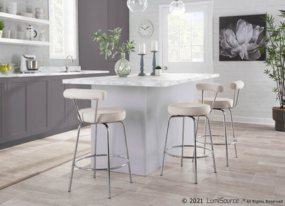 Majestic Office Furniture 26" Fixed-Height Counter Stool - Set of 2