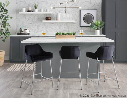 Majestic Office Furniture 24" Fixed-Height Counter Stool - Set of 2
