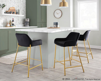 Majestic Office Furniture 24" Fixed-Height Counter Stool - Set of 2