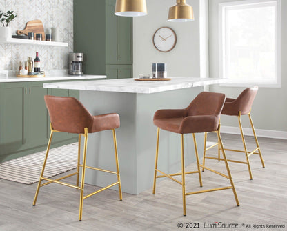 Majestic Office Furniture 24" Fixed-Height Counter Stool - Set of 2