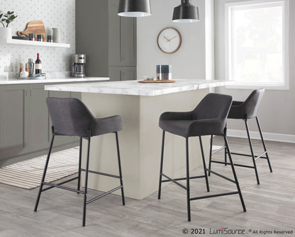Majestic Office Furniture 24" Fixed-Height Counter Stool - Set of 2