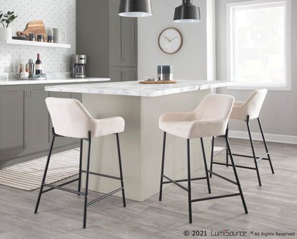 Majestic Office Furniture 24" Fixed-Height Counter Stool - Set of 2