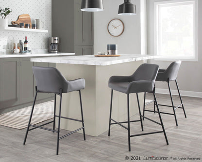 Majestic Office Furniture 24" Fixed-Height Counter Stool - Set of 2