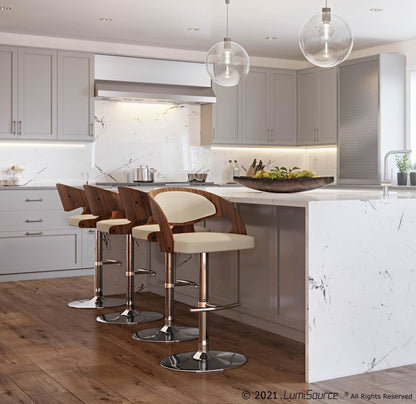 Majestic Office Furniture Adjustable Barstool - Set Of 3