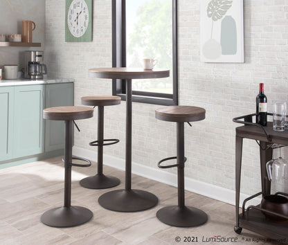 Majestic Office Furniture Adjustable Barstool - Set of 2