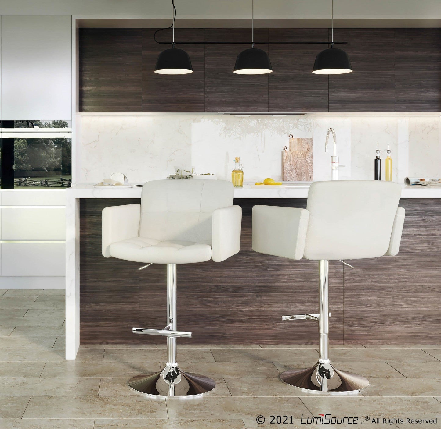 Majestic Office Furniture Adjustable Barstool