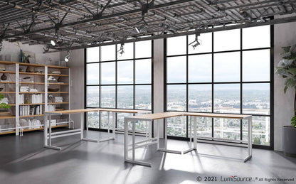 Lumisource Roman Office Desk - L Shaped Set