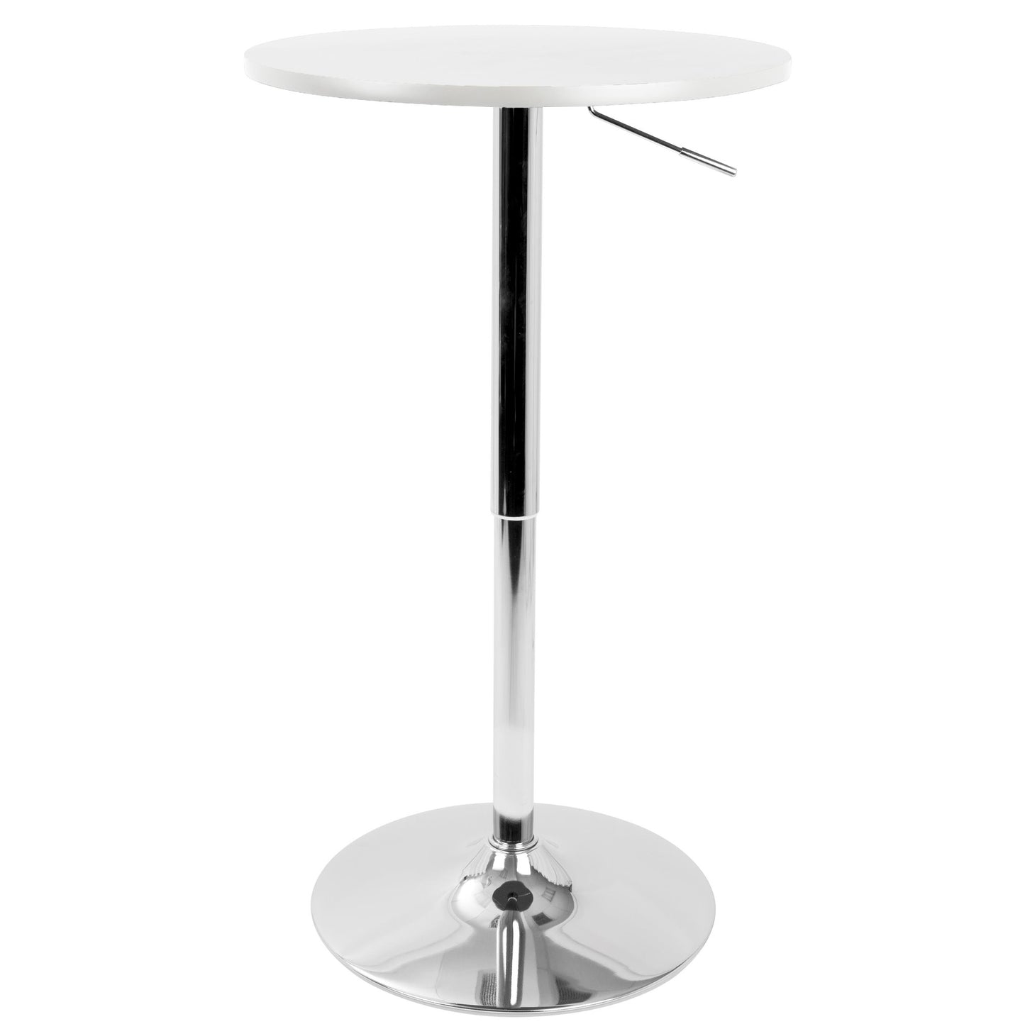 Adjustable Contemporary Bar Table in Black