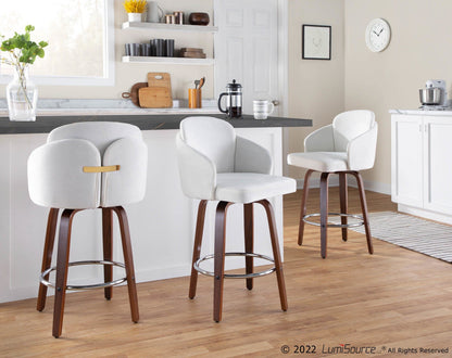 Majestic Office Furniture 26" Fixed-Height Counter Stool - Set of 2