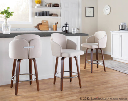 Majestic Office Furniture 26" Fixed-Height Counter Stool - Set of 2