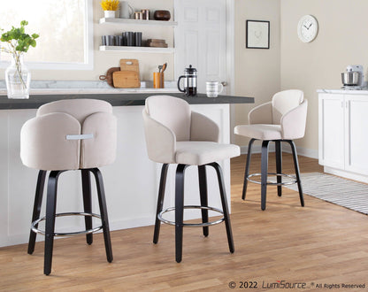 Majestic Office Furniture 26" Fixed-Height Counter Stool - Set of 2