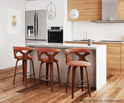 Majestic Office Furniture 26" Fixed-Height Counter Stool - Set of 2