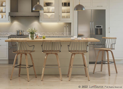 Majestic Office Furniture 26" Fixed-Height Counter Stool