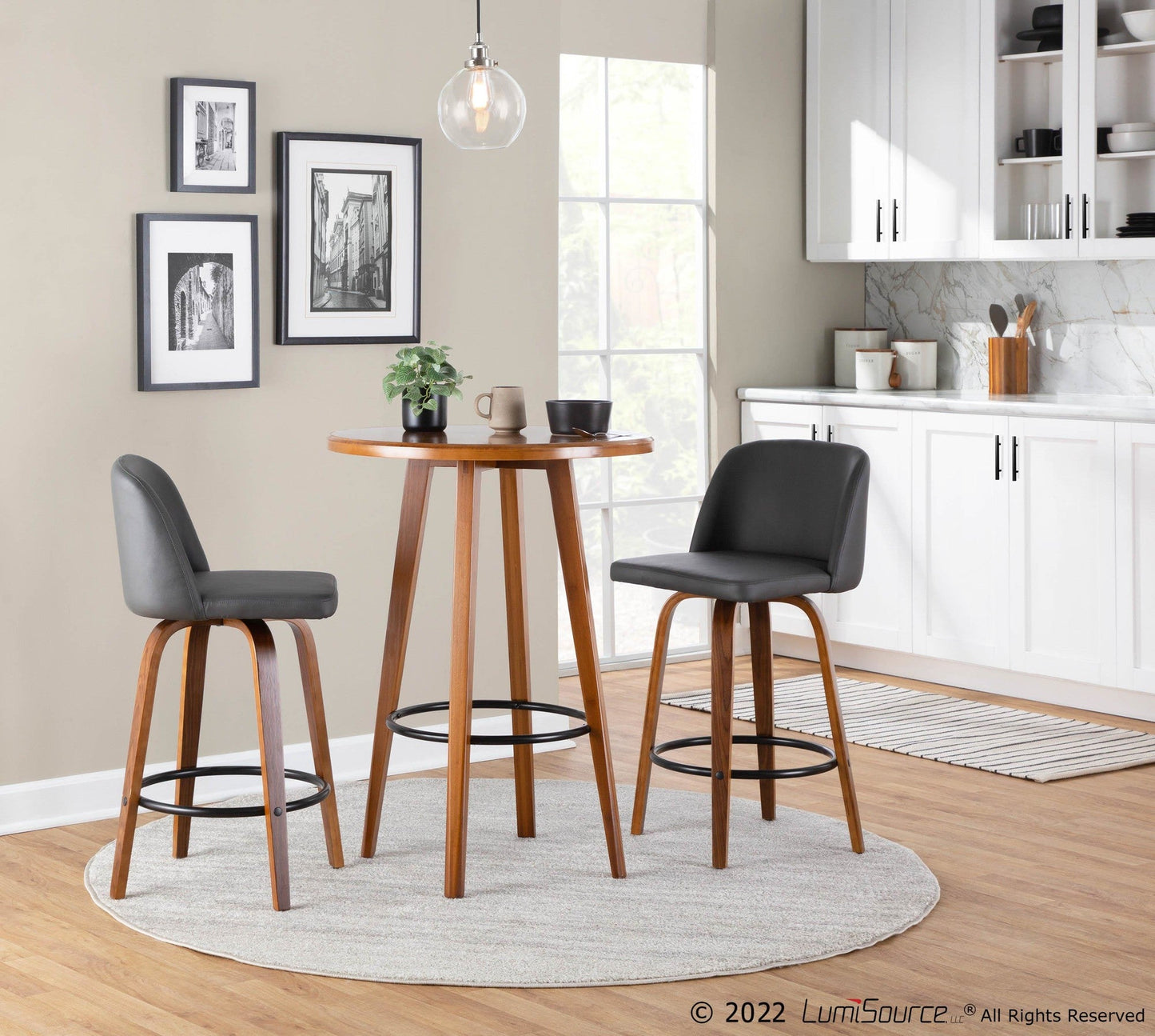Majestic Office Furniture 26" Fixed-Height Counter Stool - Set of 2