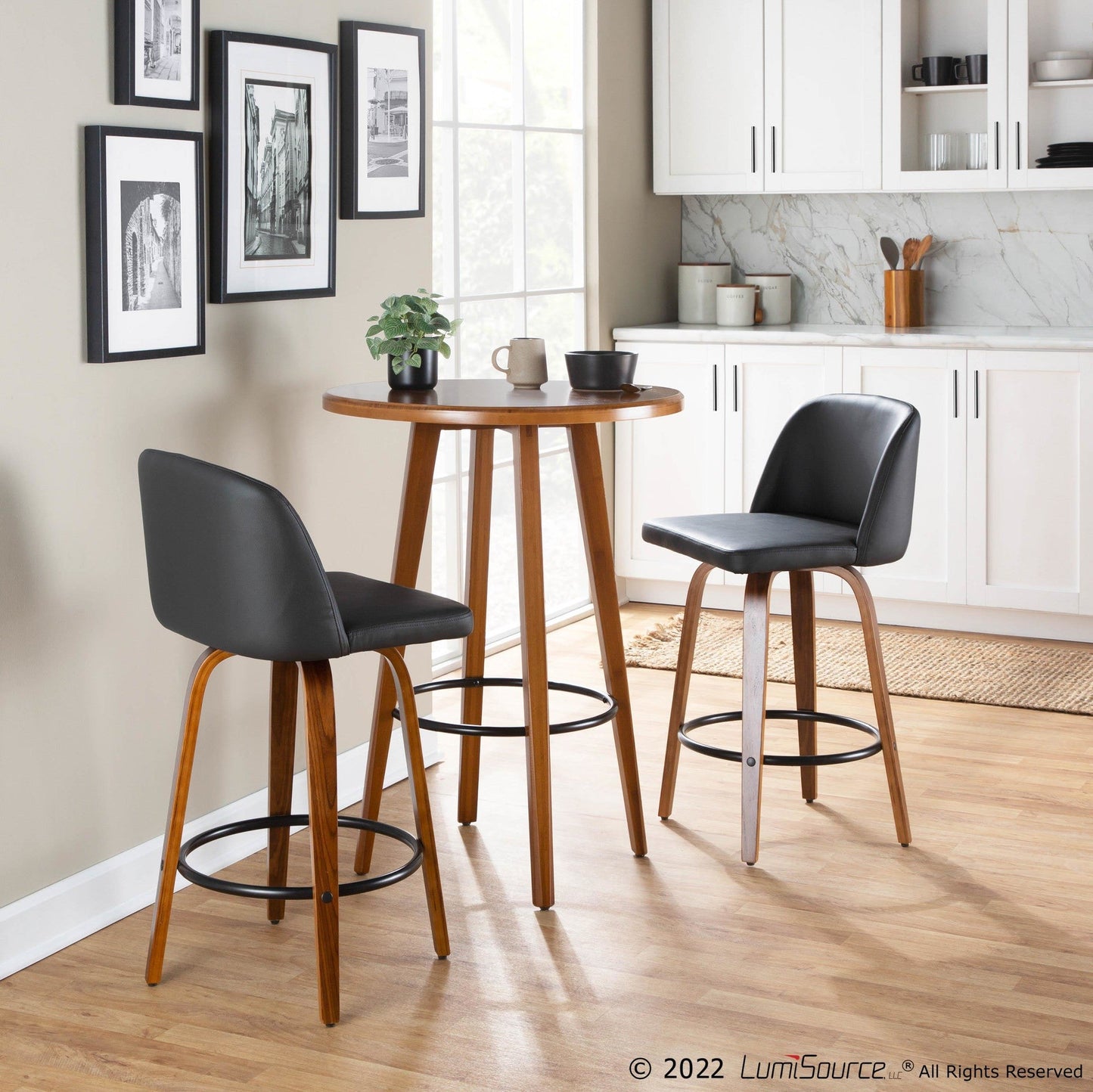 Majestic Office Furniture 26" Fixed-Height Counter Stool - Set of 2
