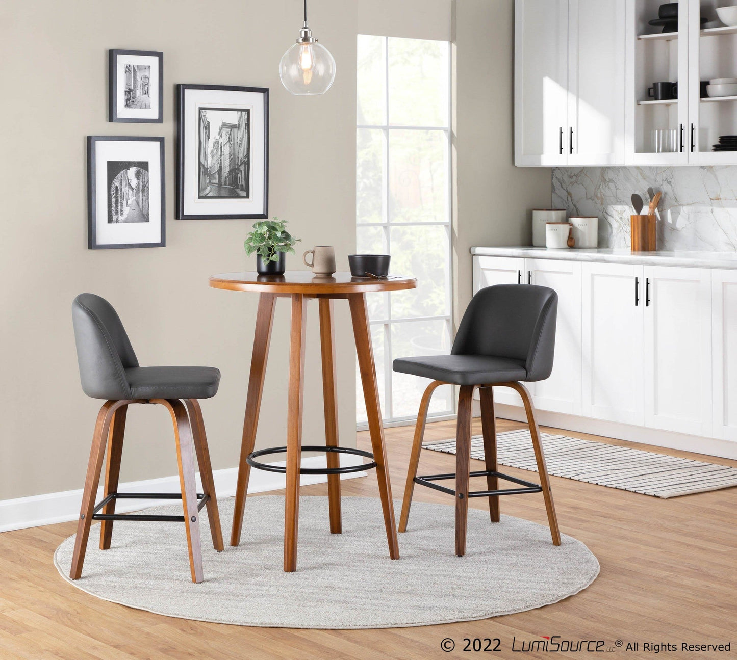 Majestic Office Furniture 26" Fixed-Height Counter Stool - Set of 2