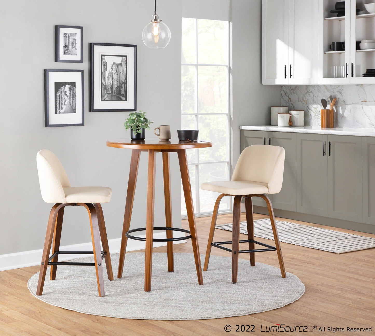 Majestic Office Furniture 26" Fixed-Height Counter Stool - Set of 2