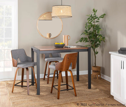 Majestic Office Furniture 24" Fixed-Height Counter Stool - Set of 2