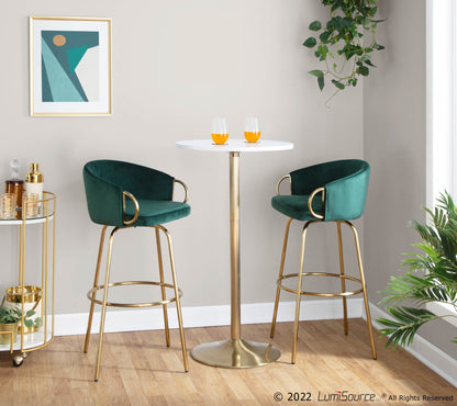 Majestic Office Furniture 30" Fixed-Height Barstool - Set of 2