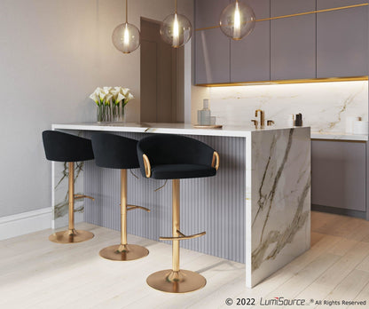 Majestic Office Furniture Adjustable Barstool - Set of 2