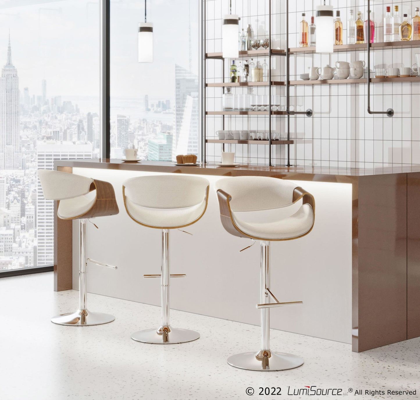 Majestic Office Furniture Adjustable Barstool