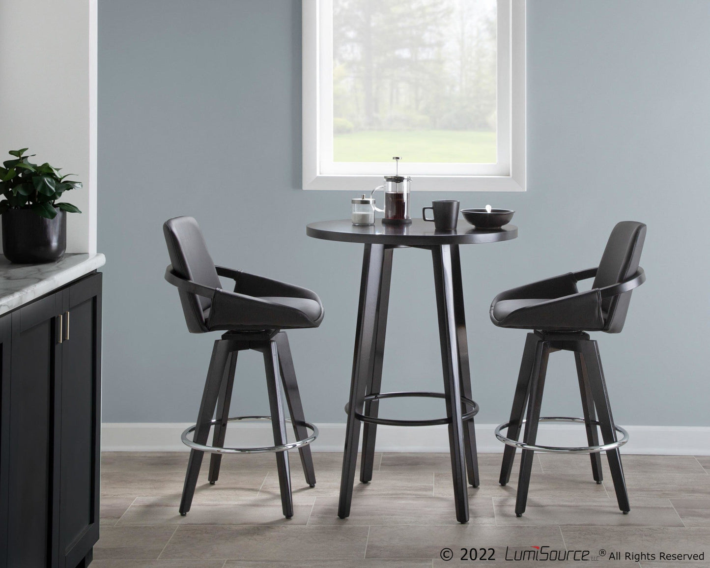 Majestic Office Furniture 26" Fixed-Height Counter Stool - Set of 2