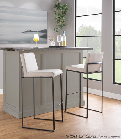 Majestic Office Furniture High Back 30" Fixed-Height Barstool - Set Of 3