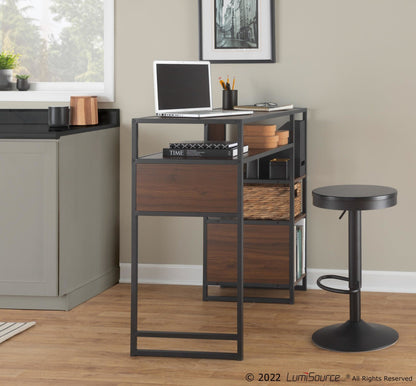 Majestic Office Furniture Bar Height Table with Storage