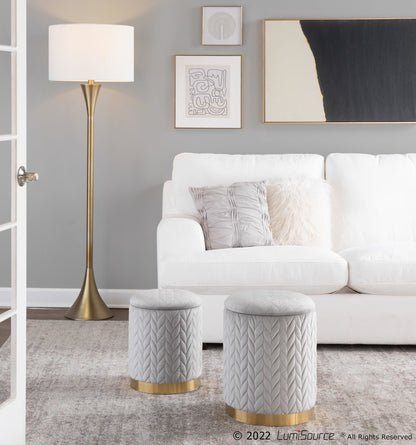 Majestic Office Furniture 65" Metal Floor Lamp