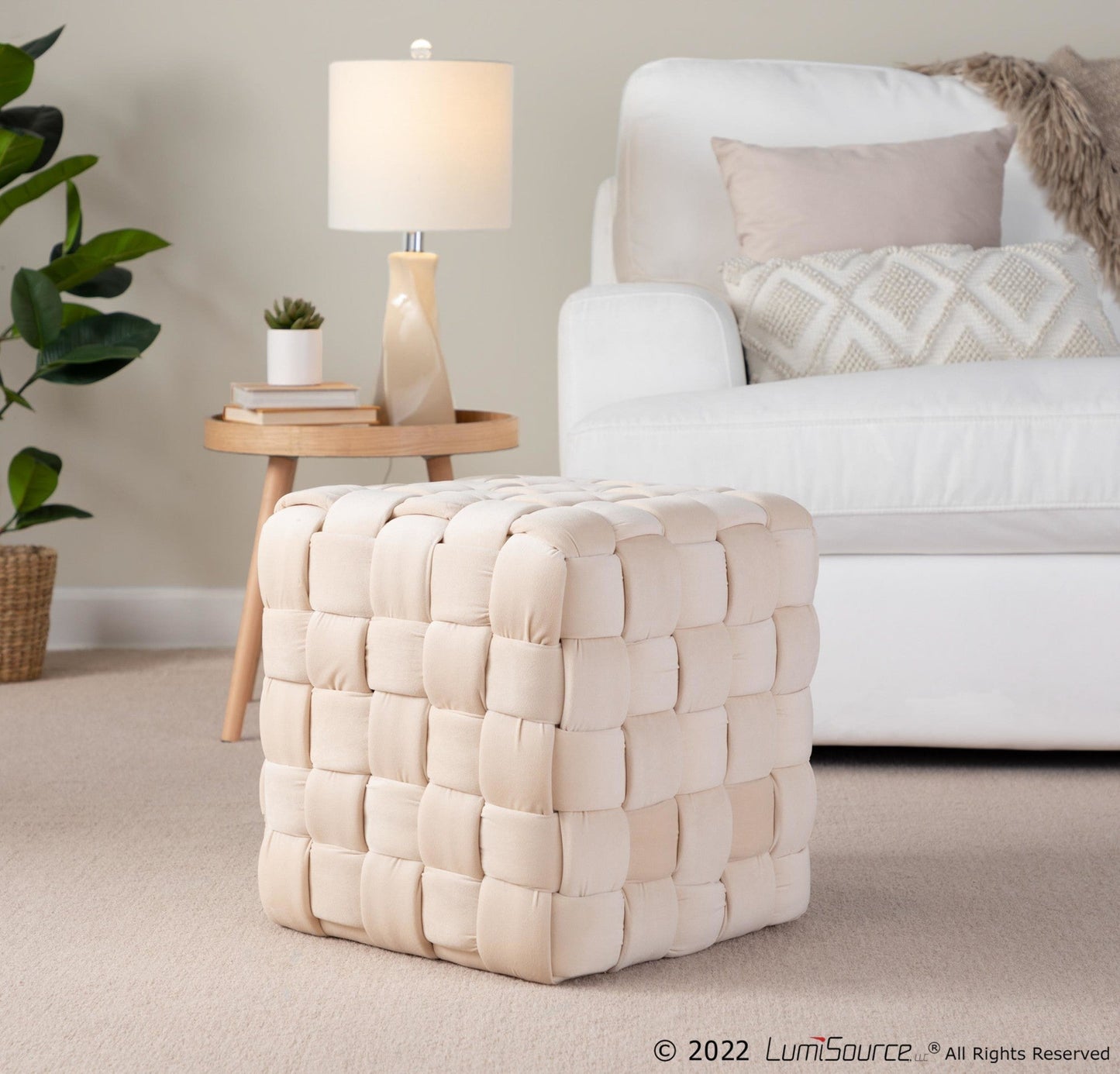 Majestic Office Furniture Square 16" Ottoman