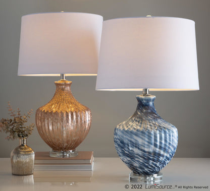 Majestic Office Furniture 27" Glass Table Lamp - Set of 2