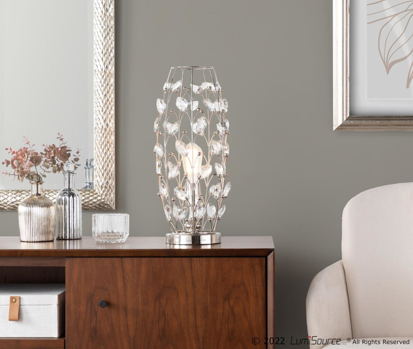 Majestic Office Furniture Buds 18" Metal Uplight