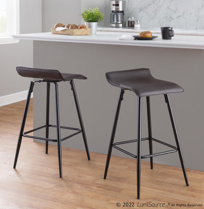 Majestic Office Furniture 26" Fixed-Height Counter Stool - Set of 2