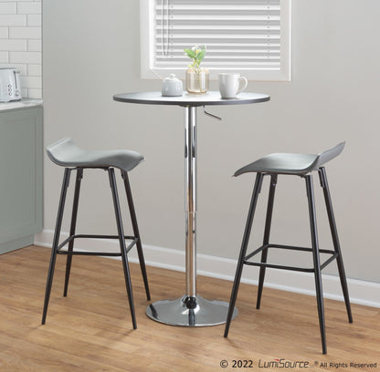 Majestic Office Furniture 30" Fixed-Height Barstool - Set of 2