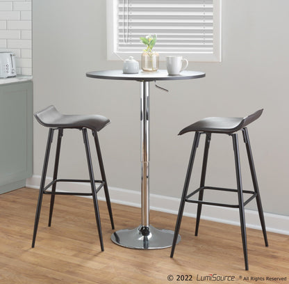 Majestic Office Furniture 30" Fixed-Height Barstool - Set of 2