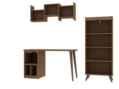 Manhattan Comfort Hampton 3- Piece Home Office Set